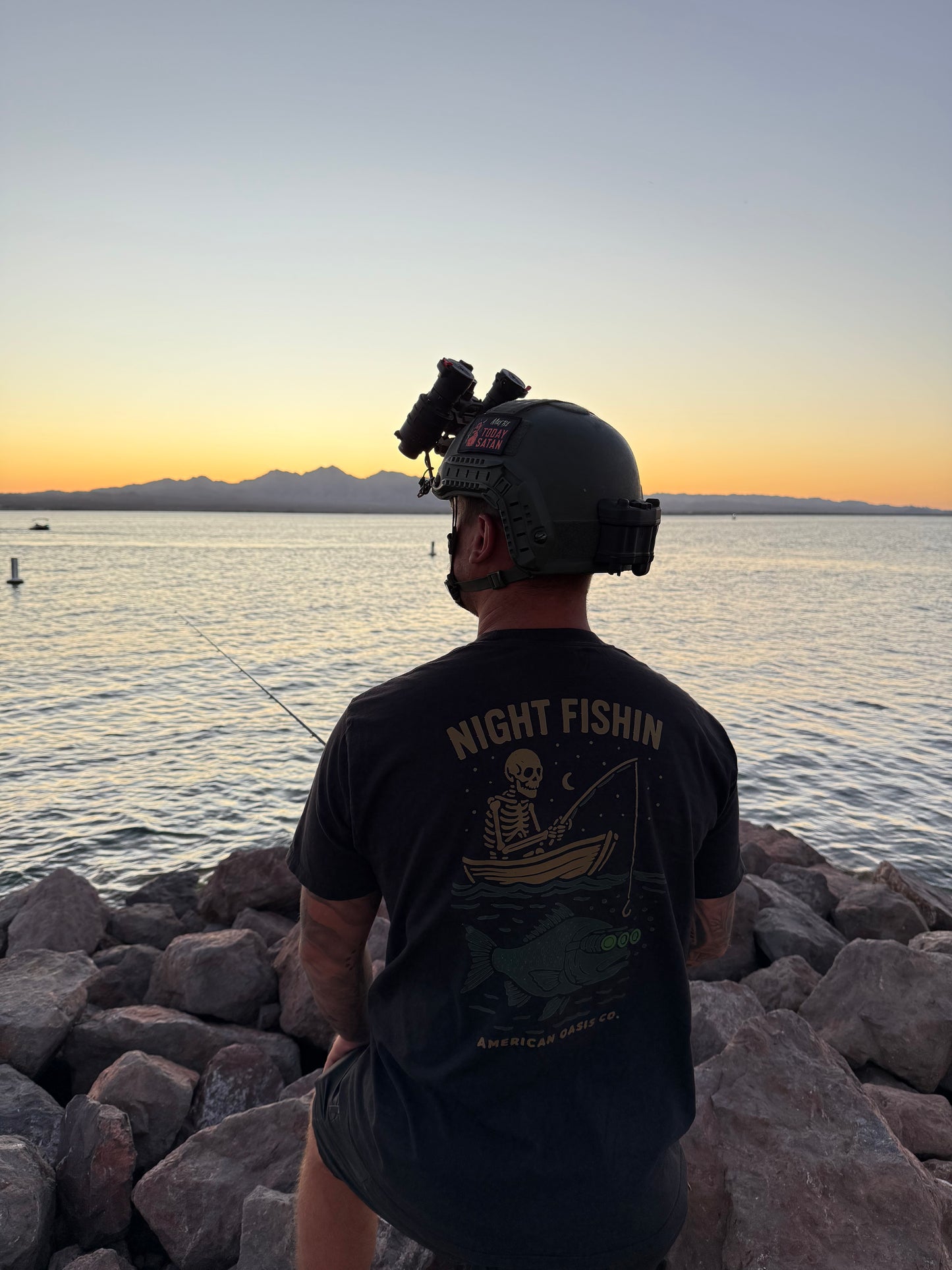 "Night Fishin" Tee