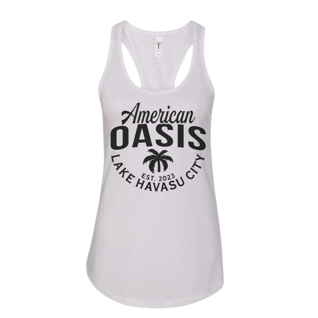 White OG American Oasis Women's Tank