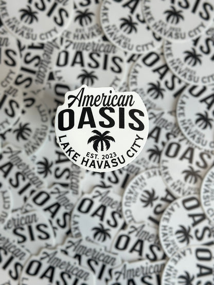 American Oasis "Lake Havasu" Sticker