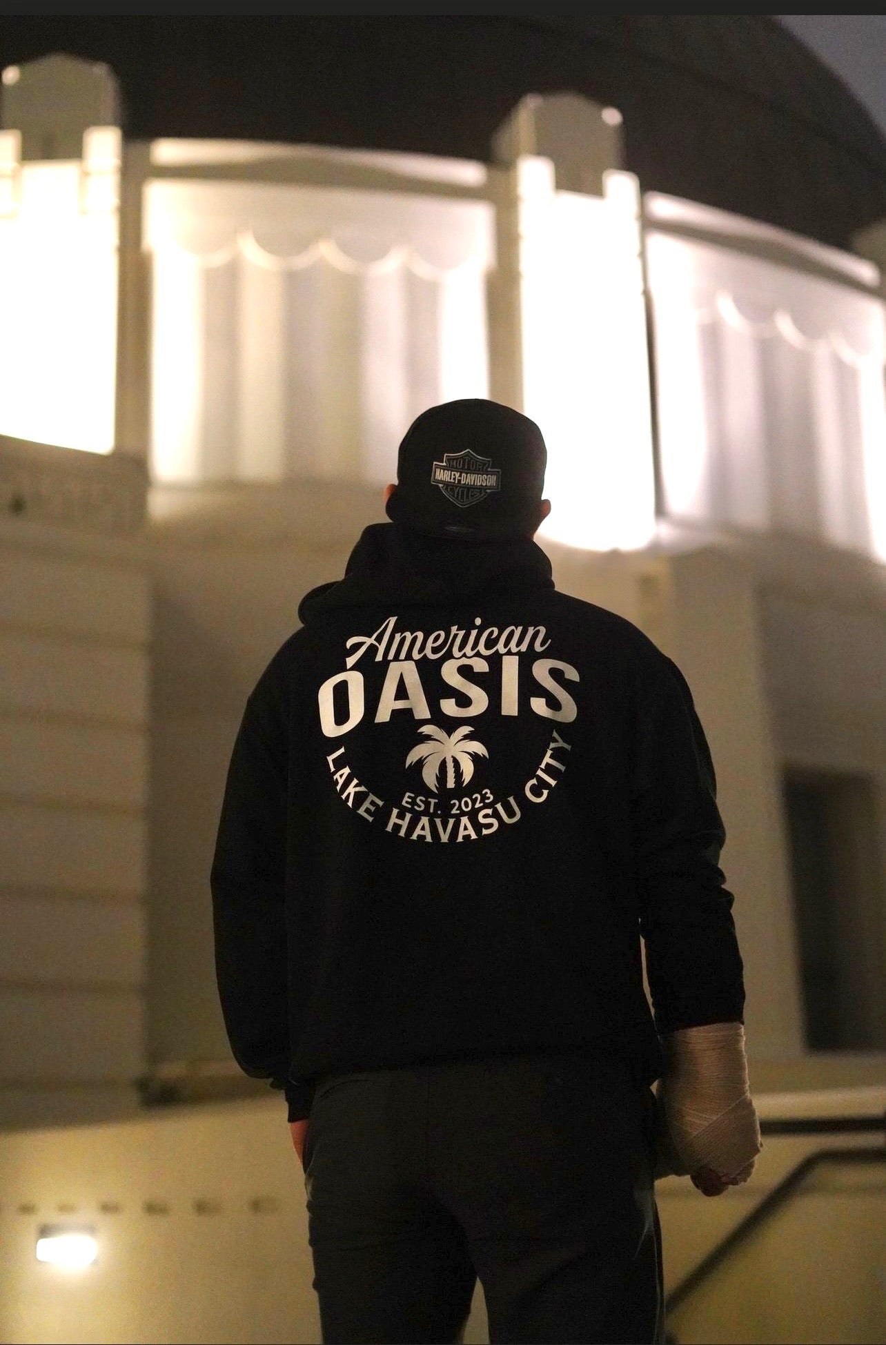American Oasis Lake Havasu Black Hoodie