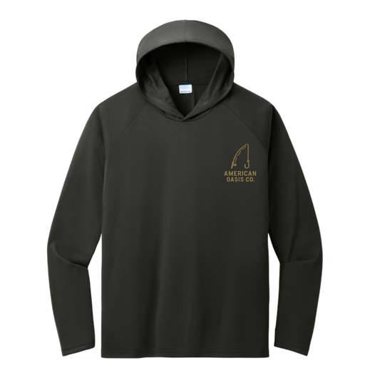 "Night Fishin" Hooded Sun Shirt