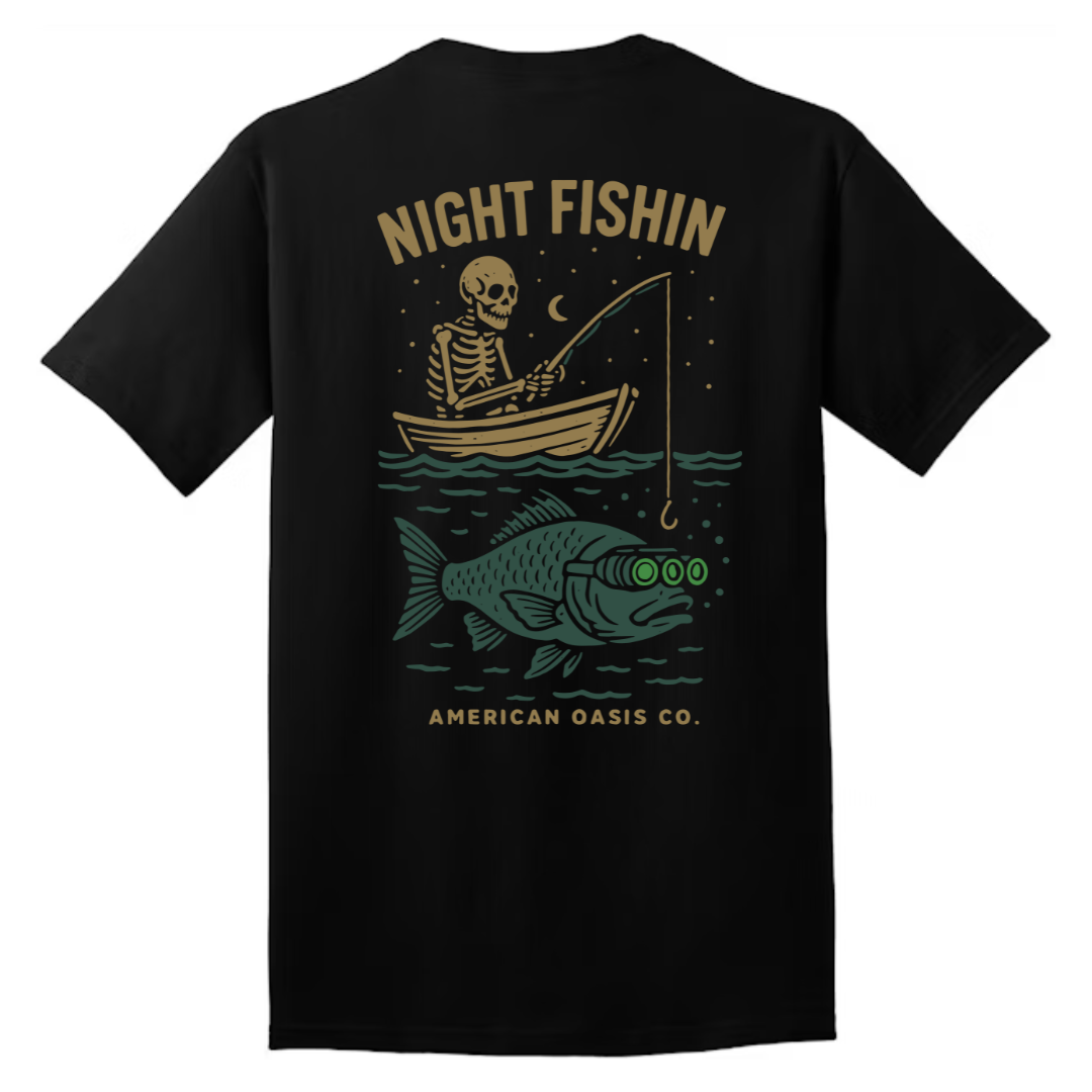 "Night Fishin" Tee