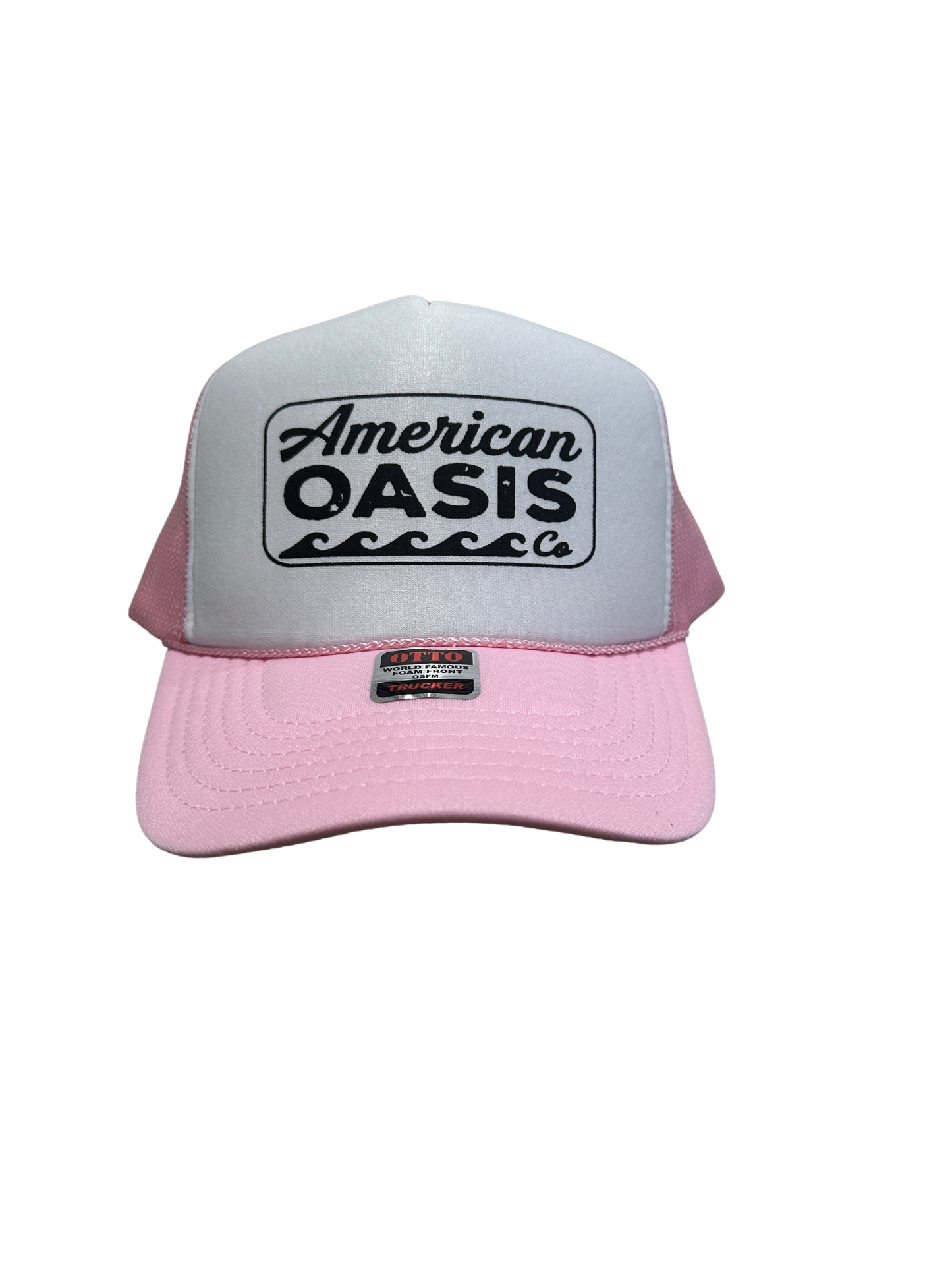 American Oasis Trucker Hat (Pink)