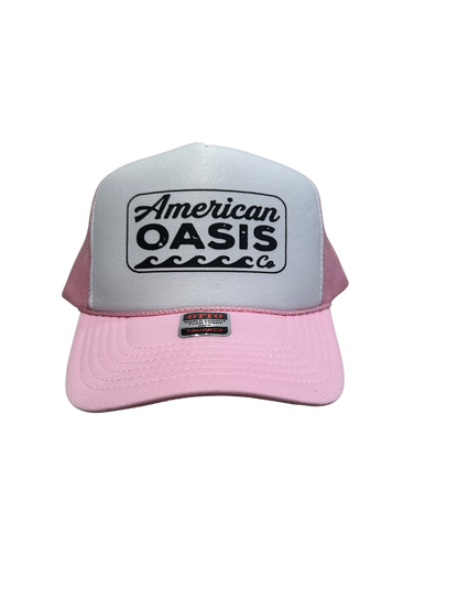 American Oasis Trucker Hat (Pink)
