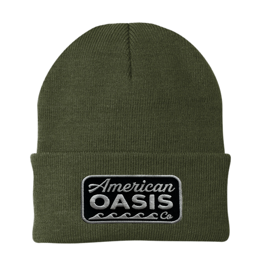 OD Green Patch Beanie