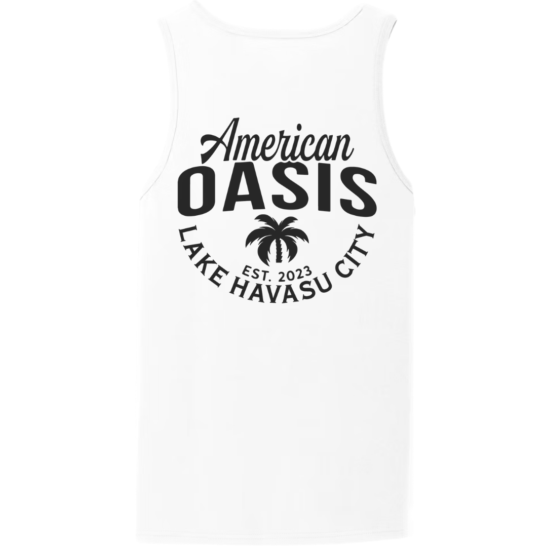 White OG American Oasis Men's Tank