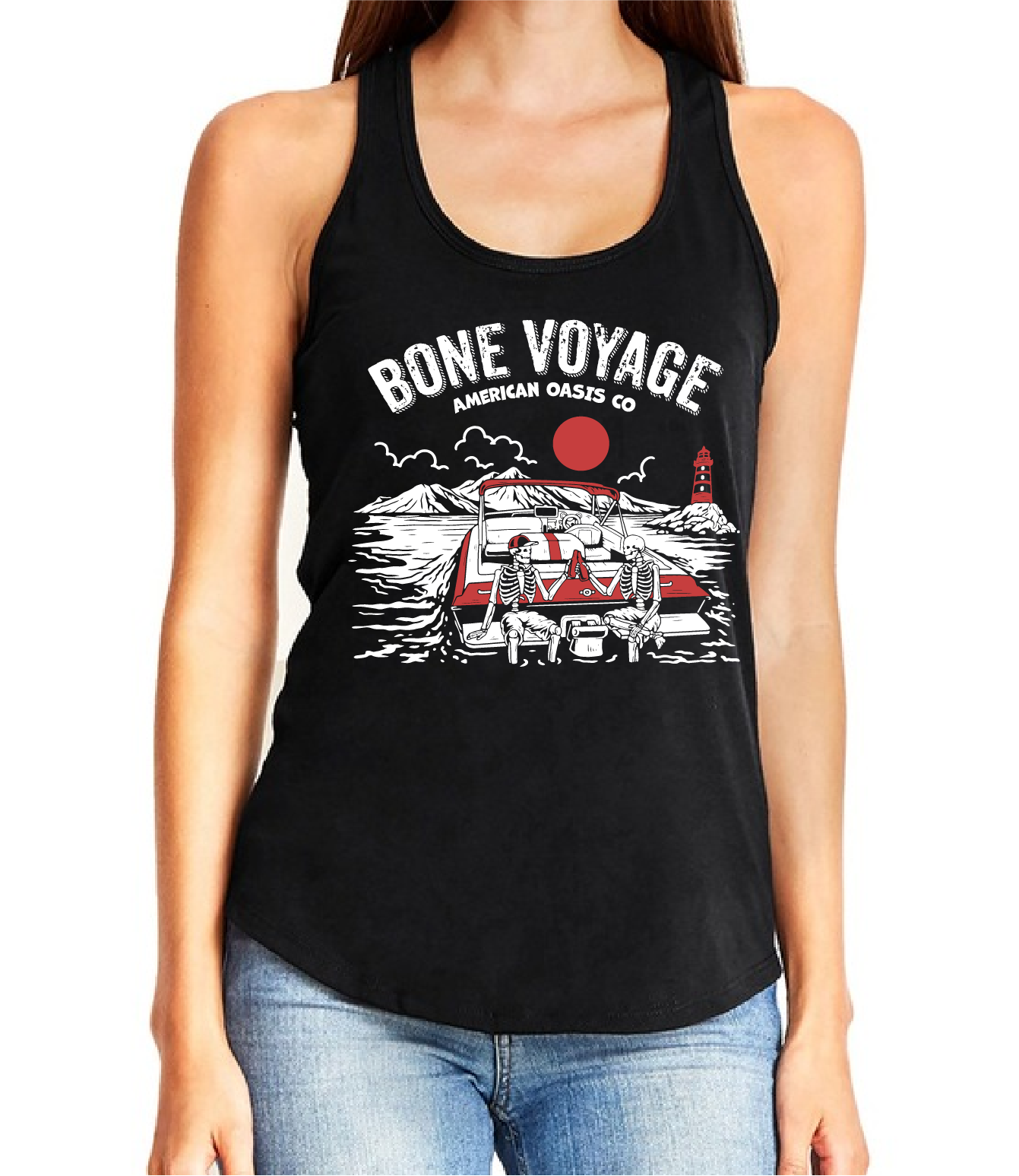 "Bone Voyage" Women's Tank