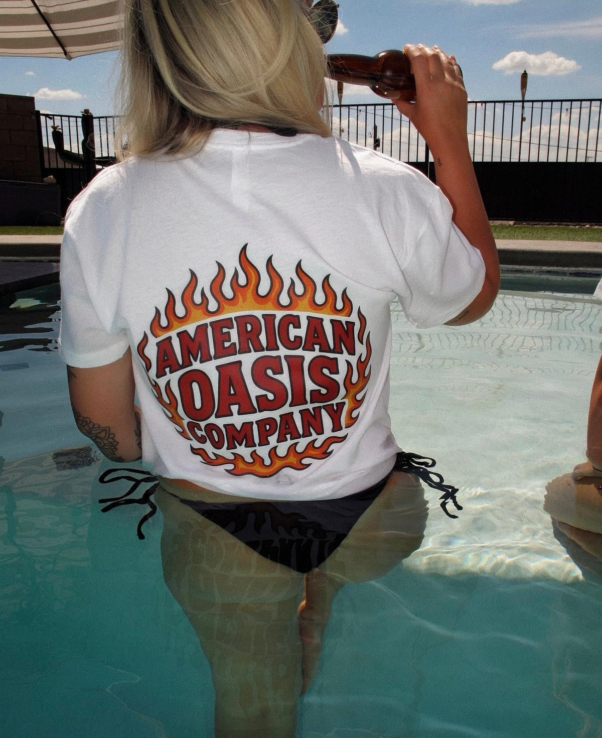 Women’s "Hell Bound" White Baby Tee