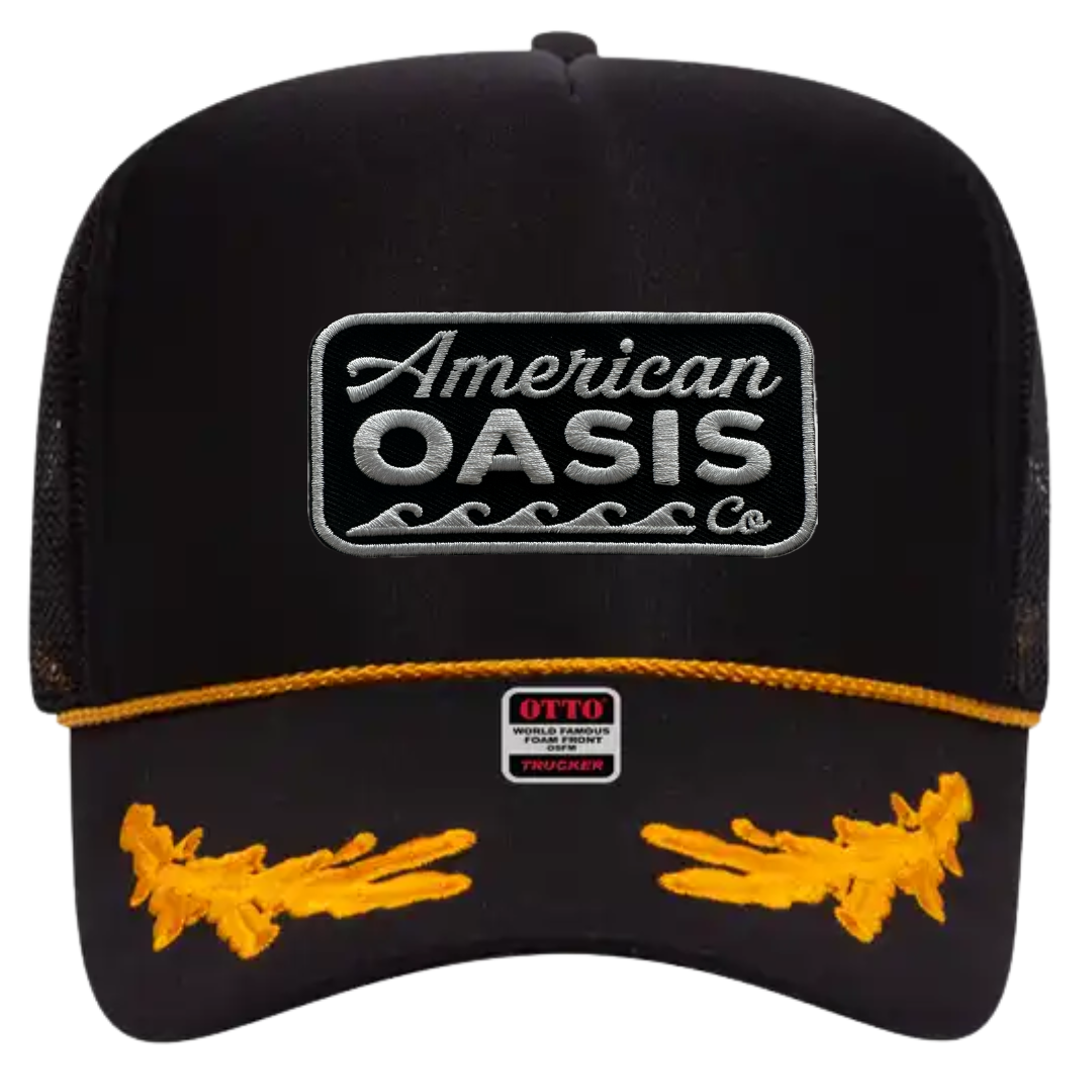 American Oasis Trucker Patch Hat (Captain Hat)