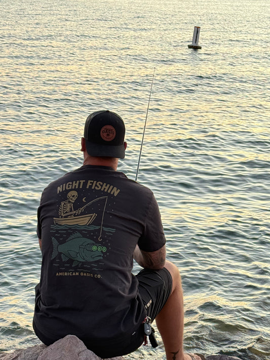 "Night Fishin" Tee