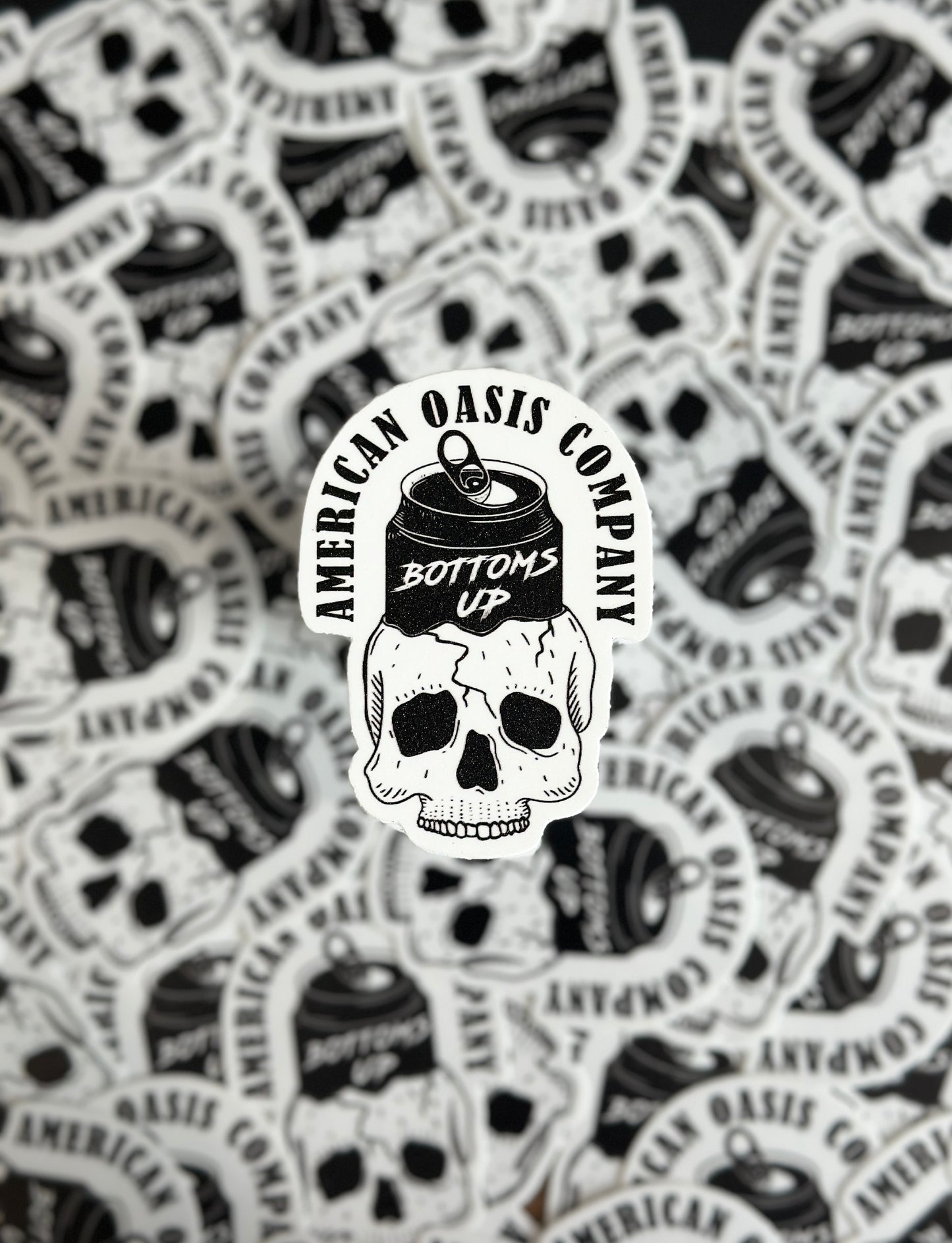 "Bottoms Up" Sticker