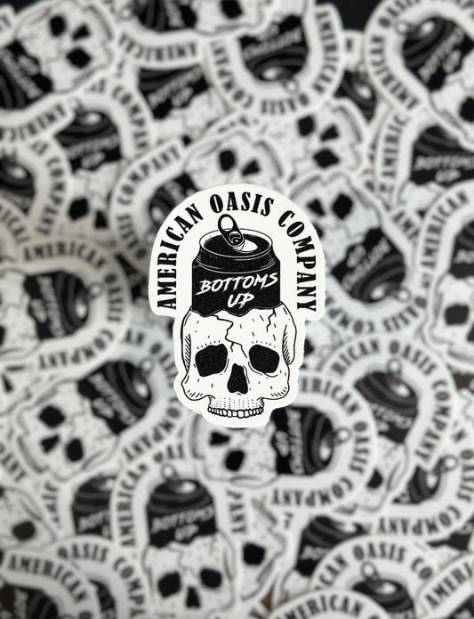 "Bottoms Up" Sticker