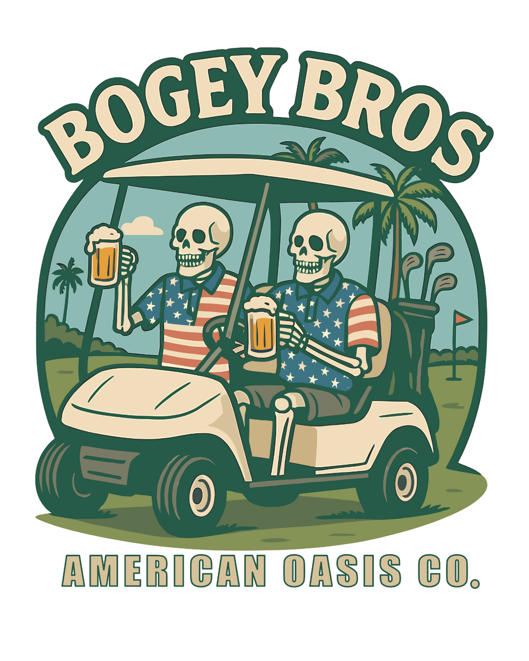 "Bogey Bros" Sticker
