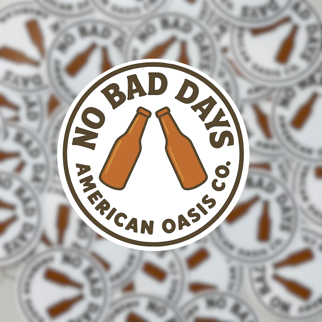 “No Bad Days” Sticker