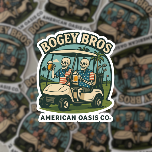 "Bogey Bros" Sticker