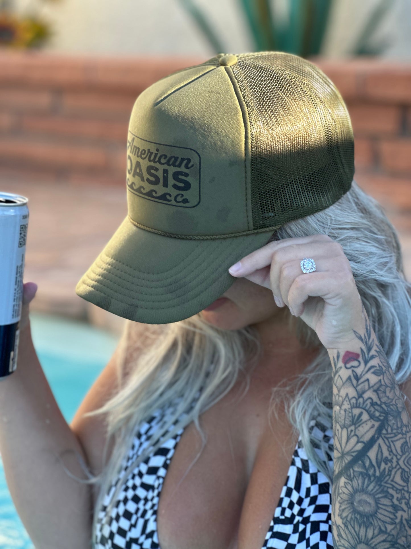 American Oasis Trucker Hat (Green)
