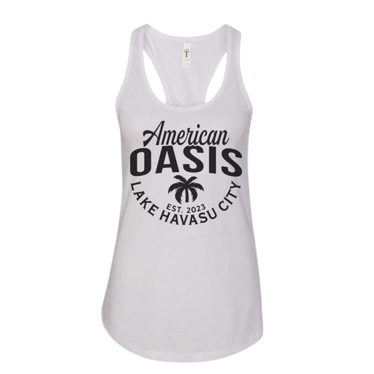 White OG American Oasis Women's Tank