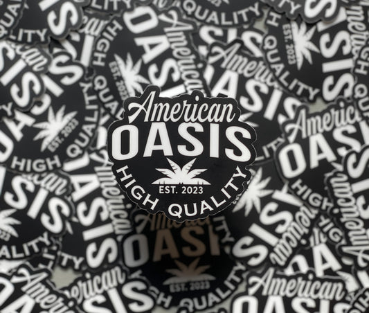 American Oasis "High Quality" Sticker